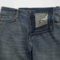 Carhartt Aaron Pants - Blue Worn Used Wash thumbnail