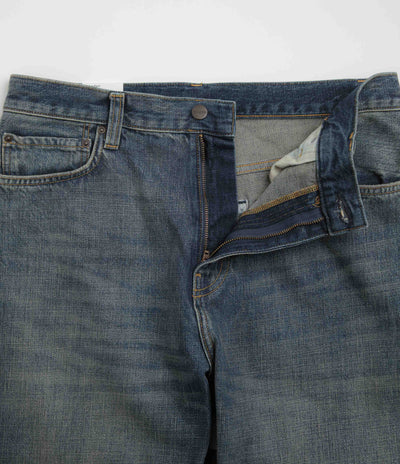 Carhartt Aaron Pants - Blue Worn Used Wash
