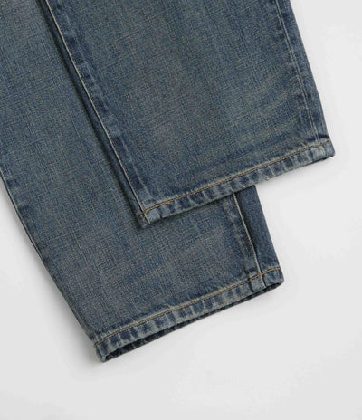 Carhartt Aaron Pants - Blue Worn Used Wash