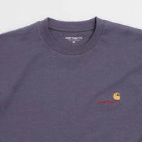 Carhartt American Script T-Shirt in Shady Purple thumbnail