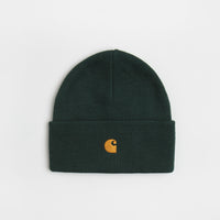 Carhartt Chase Beanie - Discovery Green / Gold thumbnail