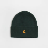 Carhartt Chase Beanie - Discovery Green / Gold thumbnail