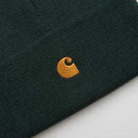 Carhartt Chase Beanie - Discovery Green / Gold thumbnail