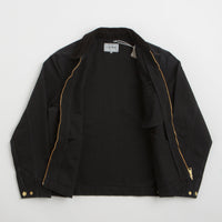 Carhartt Detroit Jacket in Black and Black Stone Canvas thumbnail