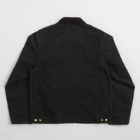 Carhartt Detroit Jacket in Black and Black Stone Canvas thumbnail