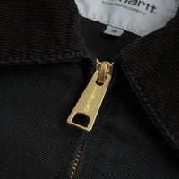 Carhartt Detroit Jacket in Black and Black Stone Canvas thumbnail