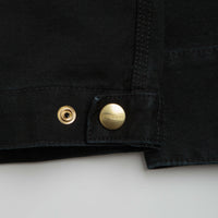 Carhartt Detroit Jacket in Black and Black Stone Canvas thumbnail