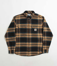 Carhartt Hawkins Shirt - Hawkins Check / Black / Prussian Blue