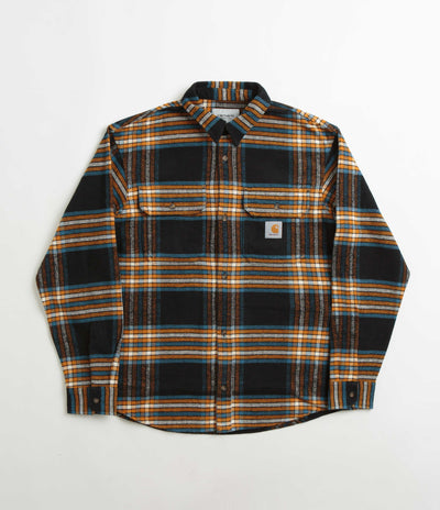 Carhartt Hawkins Shirt - Hawkins Check / Black / Prussian Blue