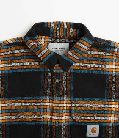 Carhartt Hawkins Shirt - Hawkins Check / Black / Prussian Blue