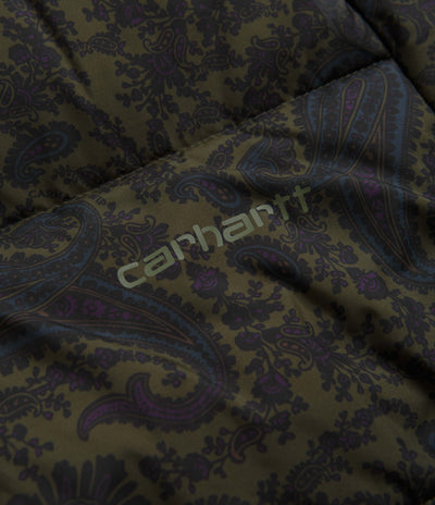 Carhartt Springfield Jacket - Paisley Print / Plant / Black