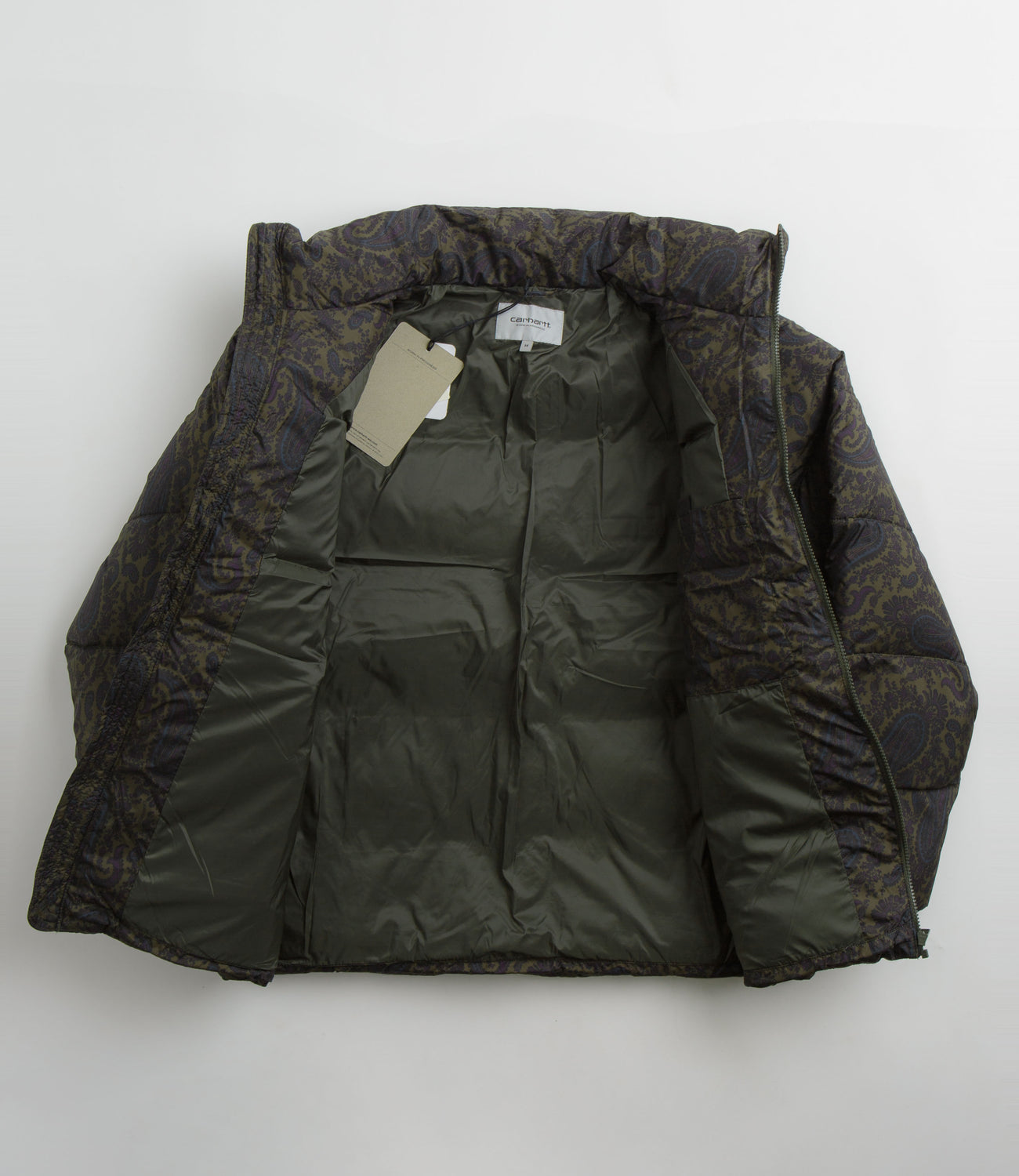 Carhartt Springfield Jacket - Paisley Print / Plant / Black | Flatspot