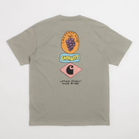 Carhartt Stacked Grapes T-Shirt in Shady Green thumbnail
