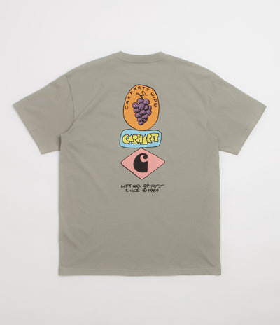 Carhartt Stacked Grapes T-Shirt in Shady Green