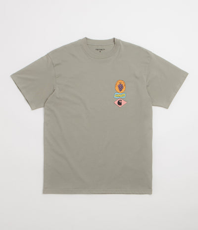 Carhartt Stacked Grapes T-Shirt in Shady Green