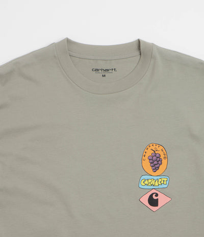Carhartt Stacked Grapes T-Shirt in Shady Green