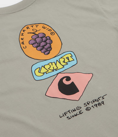 Carhartt Stacked Grapes T-Shirt in Shady Green