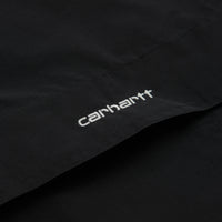 Carhartt Windbreaker Pullover Jacket - Black / White thumbnail