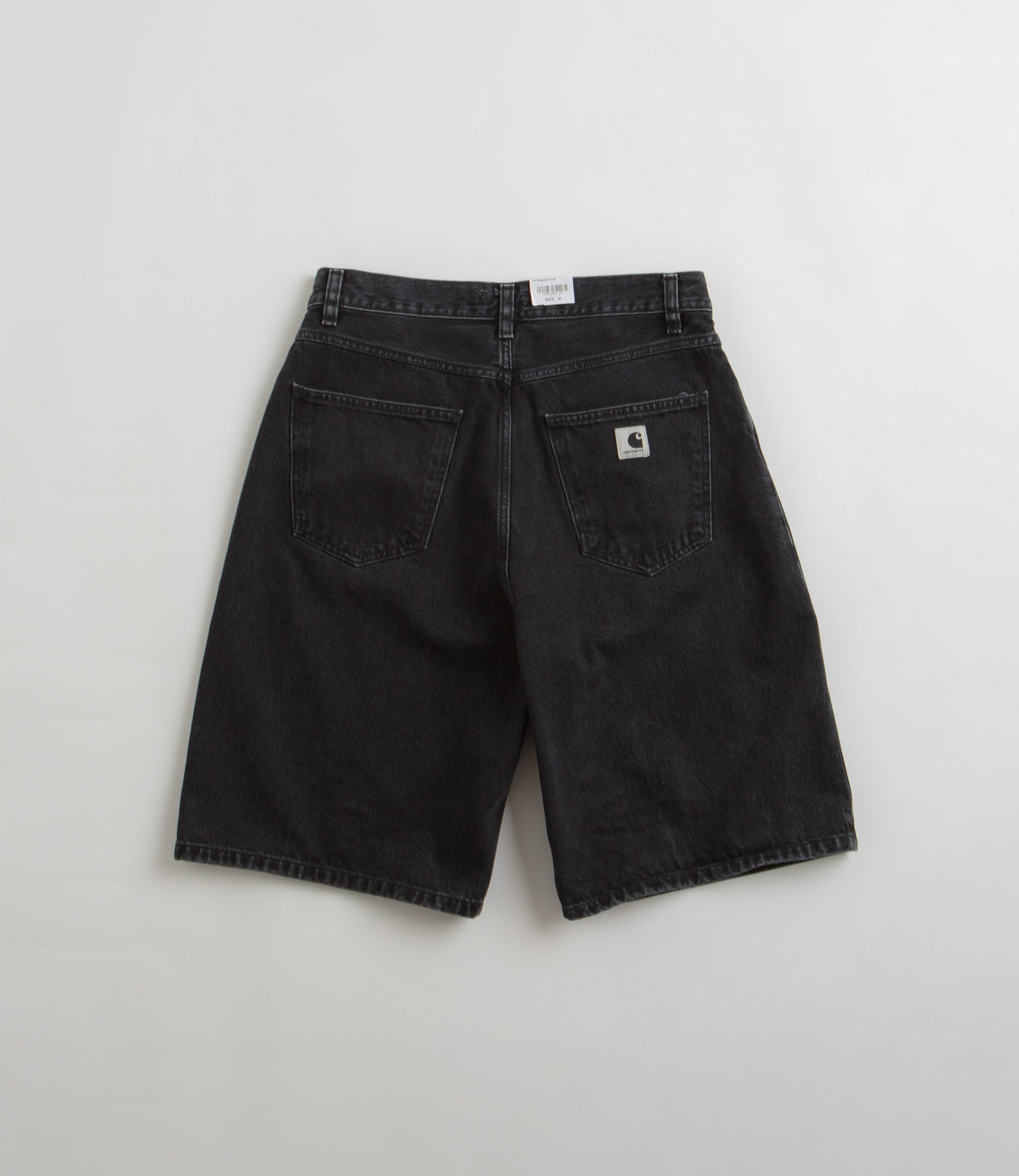 Carhartt Womens Brandon Shorts - Black Stone Washed | Flatspot