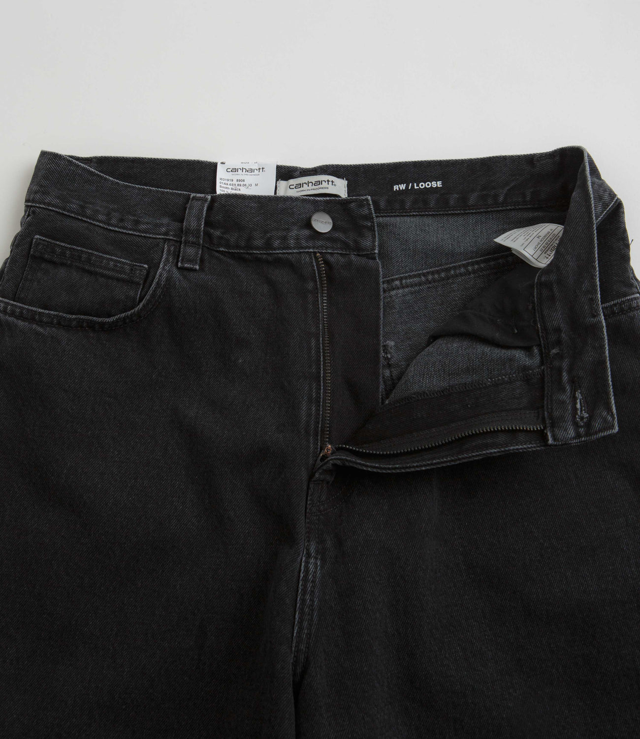Carhartt Womens Brandon Shorts - Black Stone Washed | Flatspot Carhartt Womens Brandon Shorts - Black Stone Washed | Flatspot