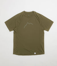Cayl Reflect Logo Air T-Shirt in Olive