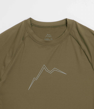 Cayl Reflect Logo Air T-Shirt - Olive