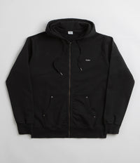 Civilist Studded Heavy Zip Hoodie in Black