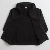 Civilist Studded Heavy Zip Hoodie in Black thumbnail