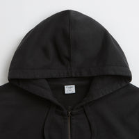 Civilist Studded Heavy Zip Hoodie in Black thumbnail