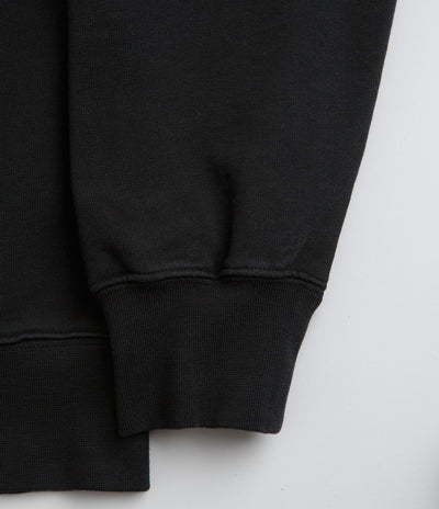Civilist Studded Heavy Zip Hoodie in Black