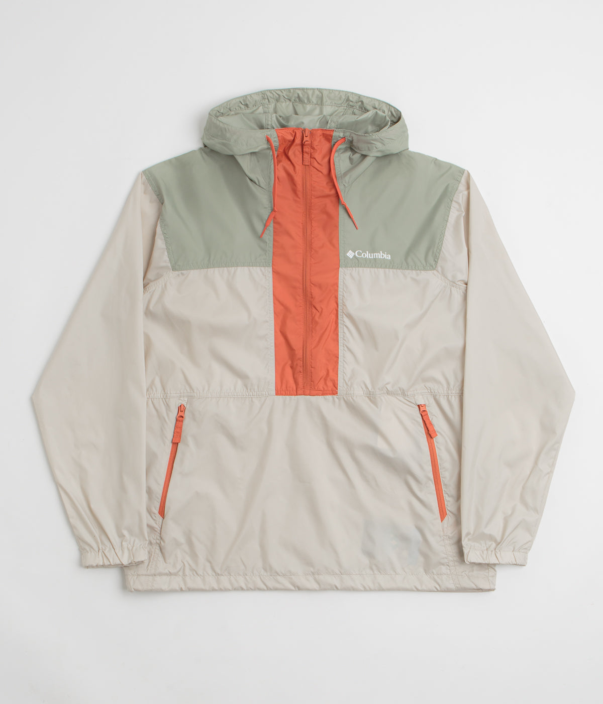 Columbia Flash Challenger II Anorak in Dark Stone and Safari / Tuscan