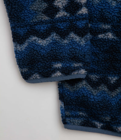 Columbia Helvetia II Printed Half Snap Fleece - Mountain Blue / Retrotree