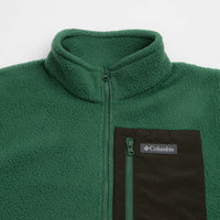 Columbia Jasper Ridge Pebbled Half Zip Fleece - Rain Forest / Greenscape thumbnail