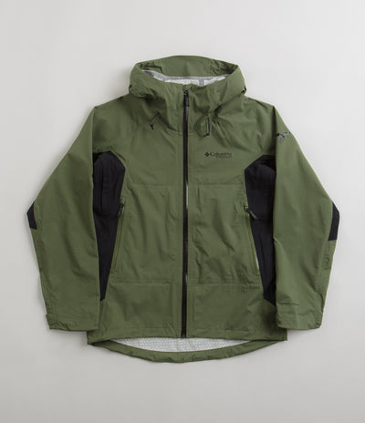 Columbia Mazama Trail Shell Jacket in Canteen and Black