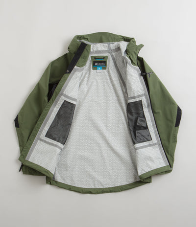 Columbia Mazama Trail Shell Jacket in Canteen and Black