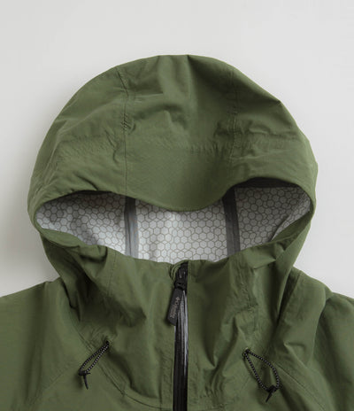 Columbia Mazama Trail Shell Jacket in Canteen and Black