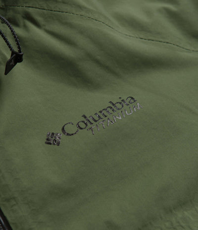 Columbia Mazama Trail Shell Jacket in Canteen and Black