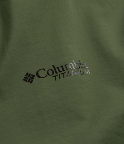 Columbia Mazama Trail Shell Jacket in Canteen and Black