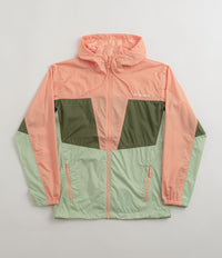 Columbia Trail Traveler Windbreaker Jacket - Sage Leaf / Canteen / Apricot Fizz