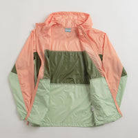 Columbia Trail Traveler Windbreaker Jacket - Sage Leaf / Canteen / Apricot Fizz thumbnail
