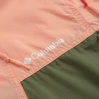 Columbia Trail Traveler Windbreaker Jacket - Sage Leaf / Canteen / Apricot Fizz thumbnail
