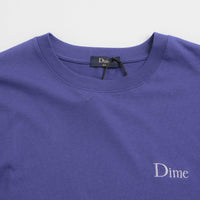 Dime Classic Small Logo T-Shirt in Indigo thumbnail
