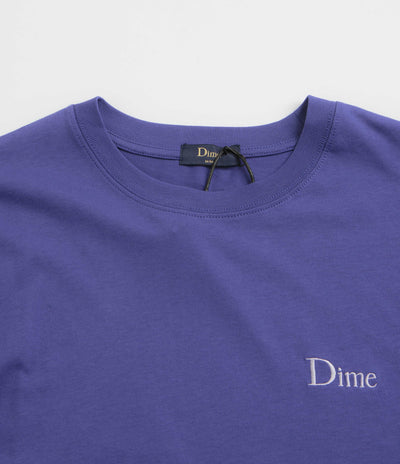 Dime Classic Small Logo T-Shirt in Indigo