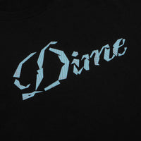 Dime Cursive Paper Cut T-Shirt - Black thumbnail