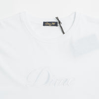 Dime Cursive T-Shirt in White and Grey thumbnail