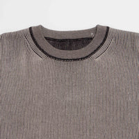 Fucking Awesome Reversible Knitted Crewneck Sweatshirt in Grey thumbnail
