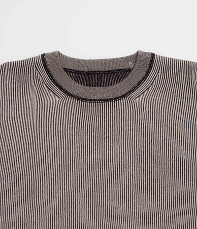 Fucking Awesome Reversible Knitted Crewneck Sweatshirt in Grey