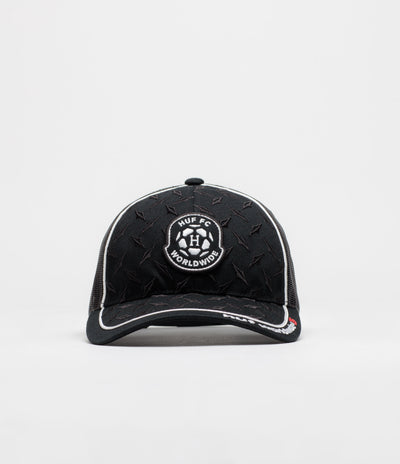HUF Diamond Plate Trucker Cap in Black