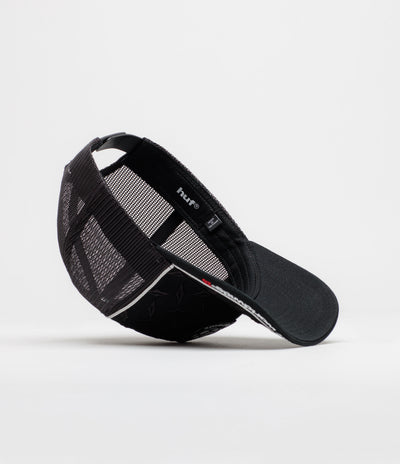 HUF Diamond Plate Trucker Cap in Black