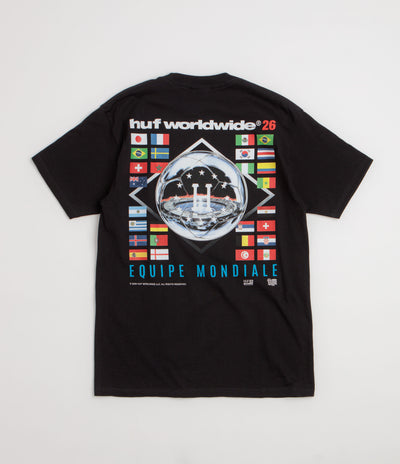 HUF Equipe Mondiale T-Shirt in Black